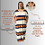 Vestido Longo Plus size Casual Evangélico Veste Até 56 Marrom - Imagem 4