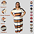 Vestido Longo Plus size Casual Evangélico Veste Até 56 Marrom - Imagem 1