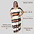 Vestido Longo Plus size Casual Evangélico Veste Até 56 Marrom - Imagem 6