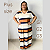 Vestido Longo Plus size Casual Evangélico Veste Até 56 Marrom - Imagem 2