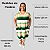 Vestido Midi Casual Evangélico Plus Size Verão Veste Até 56 G3 Verde - Imagem 6