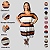 Vestido Midi Casual Evangélico Plus Size Verão Veste Até 56 G3 Marrom - Imagem 1