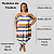 Vestido Midi Casual Evangélico Plus Size Verão Veste Até 56 G3 Azul - Imagem 3