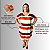 Vestido Midi Casual Evangélico Plus Size Verão Veste Até 56 G3 Marrom/Laranja - Imagem 3