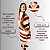 Vestido Midi Casual Evangélico Plus Size Verão Veste Até 56 G3 Marrom/Laranja - Imagem 4