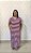 Vestido Longo Plus size Casual Evangélico Veste Até 56 Violeta - Imagem 3