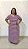 Vestido Longo Plus size Casual Evangélico Veste Até 56 Violeta - Imagem 1