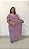 Vestido Longo Plus size Casual Evangélico Veste Até 56 Violeta - Imagem 4