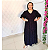 Vestido Longo Evangélico Plus Size Elegante Em Viscolinho - Imagem 1