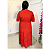 Vestido Longo Evangélico Plus Size Elegante Em Viscolinho - Imagem 11