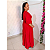 Vestido Longo Evangélico Plus Size Elegante Em Viscolinho - Imagem 12