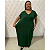 Vestido Longo Plus size Casual Evangélico Veste Até 56 Liso - Imagem 2