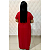 Vestido Longo Plus size Casual Evangélico Veste Até 56 Liso - Imagem 2