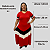 Vestido longo Evangélico Plus Size Manga 3/4 Comportado G1 e G2 - Imagem 9