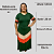 Vestido longo Evangélico Plus Size Manga 3/4 Comportado G1 e G2 - Imagem 10