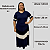Vestido longo Evangélico Plus Size Manga 3/4 Comportado G1 e G2 - Imagem 5