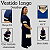 Vestido longo Evangélico Plus Size Manga 3/4 Comportado G1 e G2 - Imagem 3