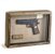 Quadro Retro Pistola Colt M1911 Calibre .45 AC Preta - Imagem 1