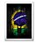 Poster Militar com Moldura Si Vis Pacem para Bellum Brasil Team Six Brasil - Imagem 1