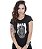 Camiseta Baby Look Feminina Wolf Born To Be Free - Imagem 1