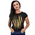 Camiseta Baby Look Feminina Eua Defence Gold Line - Imagem 1