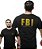Camiseta Masculina Wide Back FBI Federal Bureal Of Investigation - Imagem 1