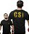 Camiseta Masculina Wide Back CSI Crime Scene Investigation - Imagem 1