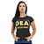 Camiseta Militar Baby Look Feminina DEA Gold Line - Imagem 1