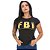 Camiseta Baby Look Feminina FBI Gold Line - Imagem 1