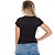 Camiseta Baby Look Feminina Police Gold Line - Imagem 3