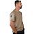 Camiseta T Shirt Tática Ranger Masculina Coyote Bélica - Imagem 3