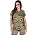 Camiseta Feminina Bélica Soldier Camuflada Multicam Manga Curta - Imagem 1