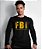 Camiseta Manga Longa FBI Masculina - Imagem 1