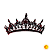 Tiara Preta e Vermelha de Caveira - Imagem 1