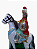 Ogum Mege a cavalo - 20cm - Gesso - Imagem 2