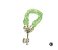 Pulseira - Caboclo Cristal Verde E Silicone - Imagem 1