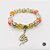 Pulseira - Ewá Laranja Cristal E Silicone - Imagem 1