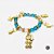 Pulseira - Ibeji Cristal Azul E Rosa E Silicone - Imagem 1