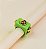Anel MIKA chunky de acetato 5 esferas verde - Imagem 1
