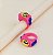 Anel MIKA chunky de acetato 5 esferas duo color (pink + azul escuro) - Imagem 2