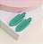 Hair clip JACK metal verde (par) - Imagem 1