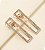Hair clip MICHELE max vazado strass dourado  (par) - Imagem 1