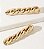 Hair clip PIETRA corrente gold G (par) - Imagem 1