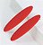 Hair clip ELIS max clip acetato red (par) - Imagem 2