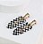 Hair clip MAJU max clip quadriculado basic (par) - Imagem 1