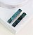 Hair clip ROSANA slim max pedra preciosa verde (par) - Imagem 1
