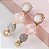 Hair clip NICOLE contemporâneo decor rose (par) - Imagem 2