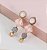 Hair clip NICOLE contemporâneo decor rose (par) - Imagem 1