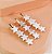 Hair clip REBECA 4 estrelas madre perola (trio) - Imagem 1