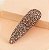 Hair clip MAIARA luxo fashion folha pedraria premium coral - Imagem 1